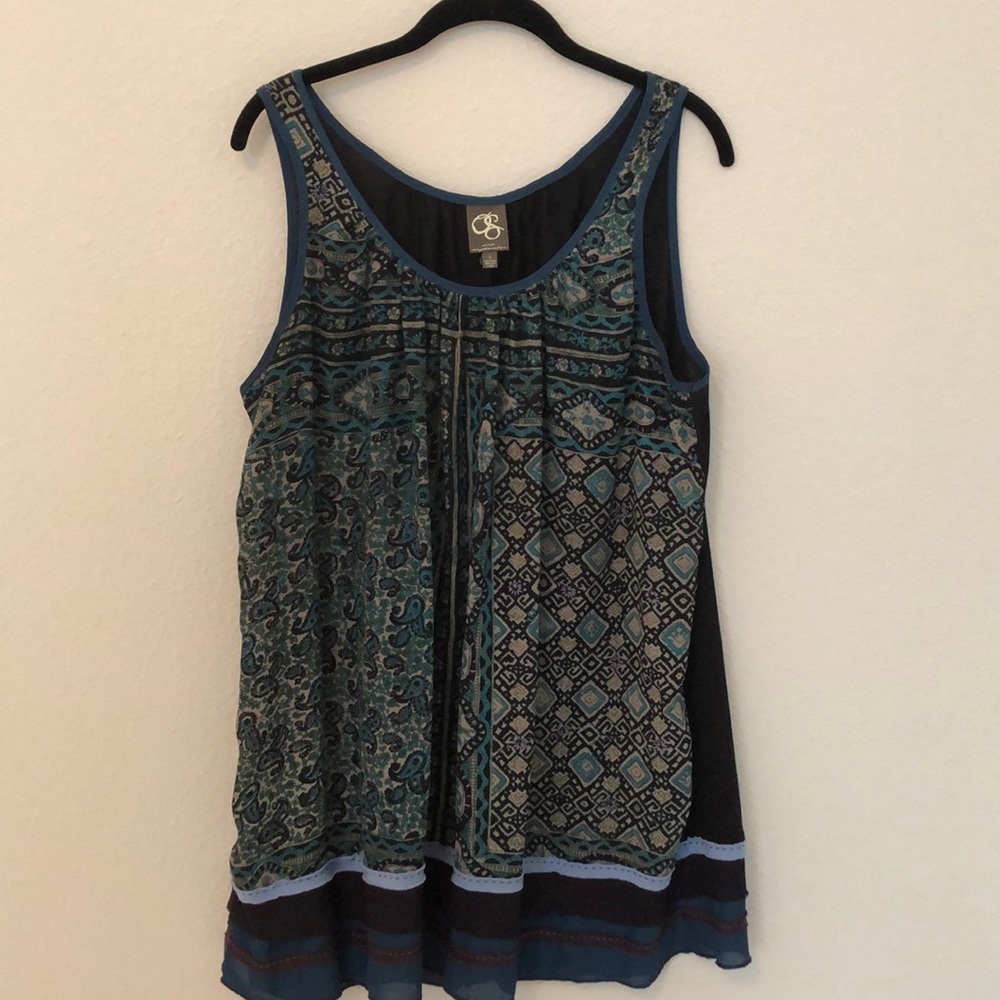 Anthropologie long tank SZ L